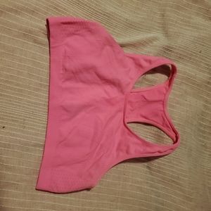 Pink Sports bra